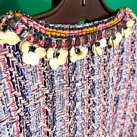 M Summer of Love Flower Knitted Cardigan Women Loose RoundNeck LongSleeve Beads - Picture 11 of 17